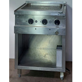 Occasion MKN elektrische bakplaat, geribbeld