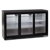 Onderbouw flessenkoeling 3 glasdeuren