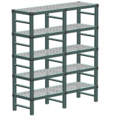 REA Gastro stelling 1468x410x1870 mm (bxdxh) 5 schappen, type G146-187