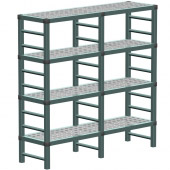 REA Gastro stelling 1684x410x1620 mm. (bxdxh), 4 schappen