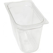 Rieber Polycarbonaat gesloten GN bak - zonder grepen - 1/3 GN - 65 mm