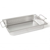 Rieber RVS geperforeerde gastronorm bak - met grepen - 1/1 GN - 90 mm. - 11094 K