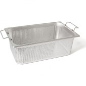Rieber RVS geperforeerde gastronorm bak - met grepen - 1/1 GN - 190 mm. - 11194 K
