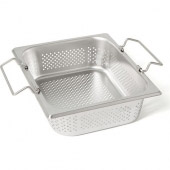 Rieber RVS geperforeerde gastronorm bak - met grepen - 1/2 GN - 90 mm. - 12094 K