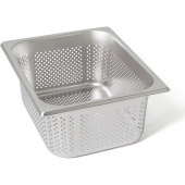 Rieber RVS geperforeerde gastronorm bak - zonder grepen - 1/2 GN - 140 mm. - 12144