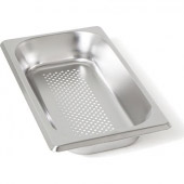 Rieber RVS geperforeerde gastronorm bak - zonder grepen - 1/3 GN - 90 mm. - 13094