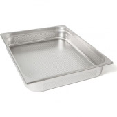 Rieber RVS geperforeerde gastronorm bak - zonder grepen - 2/1 GN - 100 mm. - 21104