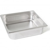 Rieber RVS geperforeerde gastronorm bak - zonder grepen - 2/3 GN - 100 mm. - 23104