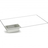 Rieber RVS gesloten gastronorm bak - zonder grepen - 1/9 GN - 100 mm. - 19100