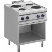 Roeder 4-plaats elektrische kooktafel - staand model BK7MPR77A