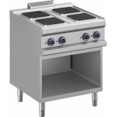 Roeder 4-plaats elektrische kooktafel - staand model BK7MPQ77A