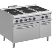 Roeder 6-plaats elek. kookfornuis, staand model met oven BK9PQ912AFE