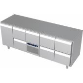 Roeder Acer koelwerkbank - 5 secties - deur, 2x la, motor+la, 2x 2 la