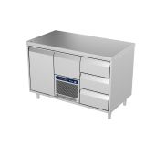 Roeder Acer vrieswerkbank - 3 secties - deur | motor + lade | 3 lade