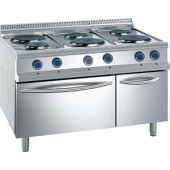 Roeder 6-plaats elektrisch kookfornuis - staand model met oven BK7E6FA