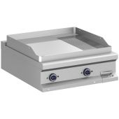 Roeder elektrische bakplaat glad en geribbeld chroom BK9FTBE98TLRC