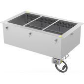 Roeder elektrische drop-in bain-marie droog 3x 1/1 GN