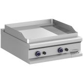 Roeder gas bak BK9FTBG98TLRC, topunit, 1/3 geribbeld, 2/3 glad, chroom