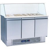 Roeder saladi&euml;re - BTSS3G - 3 deuren, 1x 1/1 GN, 6x 1/3 GN, 6x 1/6 GN