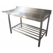 RVS afvoertafel 1600 mm opening links