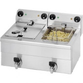 Saro dubbele elektrische friteuse, FE 102