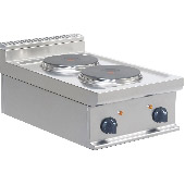 Saro elektrische topunit kookplaat 2 ronde platen - 2.6kW