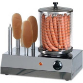 Saro HOT DOG apparaat, inclusief broodjes spitten