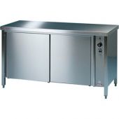 Scholl bordenwarmkast 150/60, met RVS bovenblad
