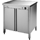 Scholl bordenwarmkast 60/60, met RVS bovenblad