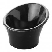 Melamine serveerschaaltje zwart - Ø 07,5 cm