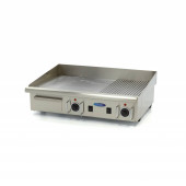 Maxima Grillplaat - Half Gegroefd - 73 cm - incl. Opvangbak - 400V