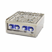 Maxima Kookplaat Horeca - 4 Pitten - Dubbel - 60 cm Diep - Gas