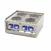 Maxima Kookplaat Horeca - 4 Pitten - Dubbel - 60 cm Diep - 400V