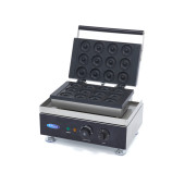 Maxima Donutmaker - 12 Mini Donuts - &Oslash; 5 cm - Ingebouwde Timer