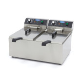 Maxima Frituurpan - 2x 11 L - 2 Manden - tot 2,8 Kg Frites