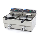 Maxima Frituurpan - 2x 13 L - 2 Manden - met Tapkraan