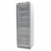 Maxima Vrieskast - 400 L - Wit - met Glazen Deur