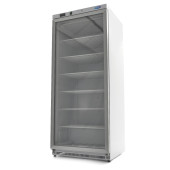 Maxima Vrieskast - 600 L - Wit - met Glazen Deur