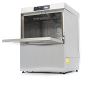 Maxima Horeca Vaatwasser - 50 x 50 cm - met Afvoer-, Glansspoel- en Zeeppomp - Digitaal Display - 230V
