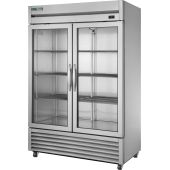True koelkast met 2 glazen deuren - 1388L