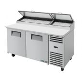 True pizzawerkbank 2-deurs - 583L (9x 1/3)