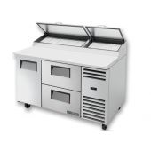 True pizzawerkbank met 1 deur en 2 lades - 451L (8x 1/3)
