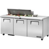 True saladette 3-deurs - 538L (12x 1/6)