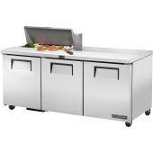True saladette 3-deurs - 538L (8x 1/6)