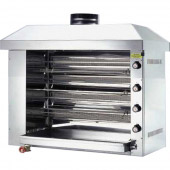 Ubert infrarood gas rotisserie/kippengrill RT 4 G, 4 spiesen