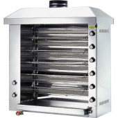 Ubert infrarood gas rotisserie/kippengrill RT 6 G, 6 spiesen