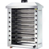 Ubert infrarood gas rotisserie/kippengrill RT 88 G, 15 spiesen