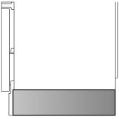 Unox onderpanelen voor ChefTop MindMaps VISTA 8x GN 1/1