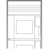 Unox inbouwframe voor ChefTop VISTA 8x GN 1/1 niet-vlakke installatie