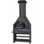 Vrijstaande braai op onderstel 1200 mm, vrijstaand model